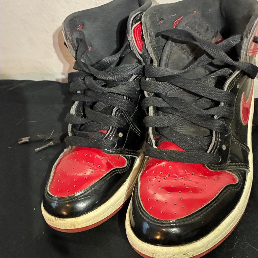 Jordan 1 retro High OG Patent Bred PS